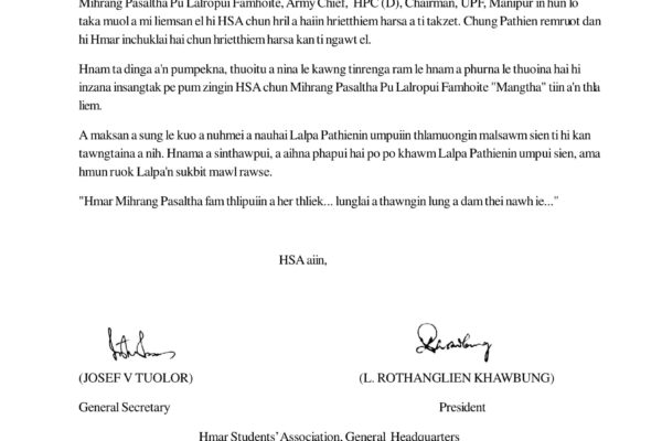 SUNNA THUPUONG Pu Lalropui Famhoite