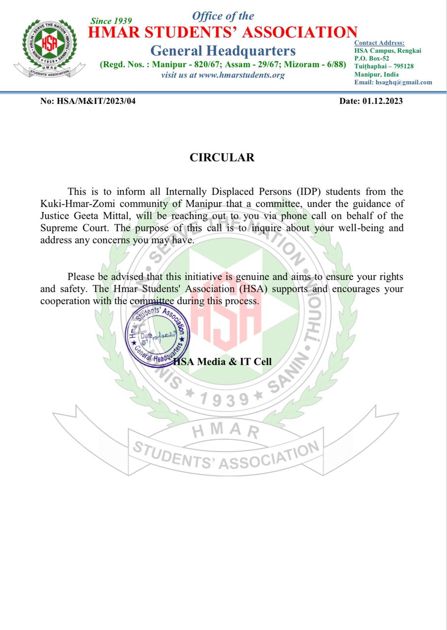 Important Circular for Internally Displaced Persons (IDP) Students